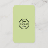 Verbindung mit dem Green QR-Code der Social Media  Begleitkarte (Rückseite)