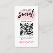 Verbindung mit dem QR-Code der Social Media Begleitkarte (Vorderseite)