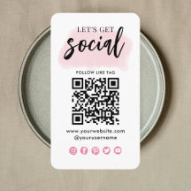 Verbindung mit dem QR-Code der Social Media