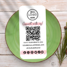 Verbindung mit dem QR-Code für soziale Medien Mini