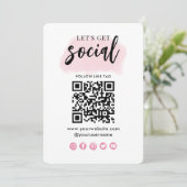 Verbindung mit der QR Code Business Card der US So Einladung (Stehend Vorderseite)
