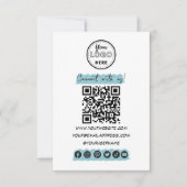 Verbindung mit der QR Code Business Card der US So Einladung (Vorderseite)