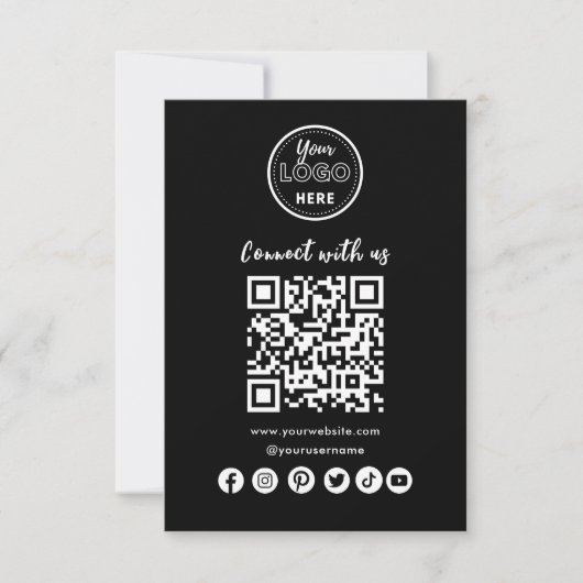 Verbindung mit der QR Code Business Card der US So Einladung (Vorderseite)