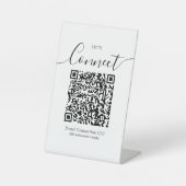 Verbindung mit der US QR Code Business Company-Mar Sockelschild (Vorderseite)