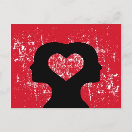 Verbindung mit Liebe Postkarte (Vorderseite)