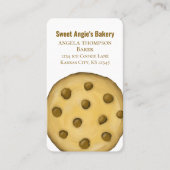 Verbindung mit mir | QR Code Einfaches Backkost Visitenkarte (Vorderseite)