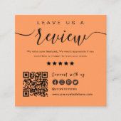 Verbindung mit QR-Code von uns | Verlass US A Revi Begleitkarte (Vorderseite)