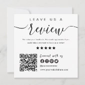 Verbindung mit QR-Code von uns | Verlass US A Revi Einladung (Vorderseite)