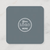 Verbindung mit QR-Code von uns | Verlass US A Revi Quadratische Visitenkarte (Rückseite)