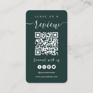 Verbindung mit QR-Code von uns Verlass US A Revi Visitenkarte