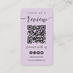 Verbindung mit QR-Code von uns Verlass US A Revi Visitenkarte