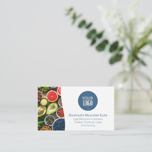 Verbindung mit uns | QR Code Einfaches Logo Modern Visitenkarte (Stehend Vorderseite)