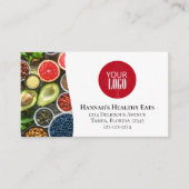 Verbindung mit uns | QR Code Einfaches Logo Modern Visitenkarte (Vorderseite)