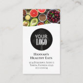 Verbindung mit uns | QR Code Einfaches Logo Modern Visitenkarte (Vorderseite)