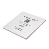 Verbindung mit uns Scan QR Code hinzufügen Website Fliese (Seite)