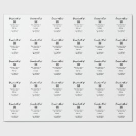 Verbindung mit uns Scan QR Code hinzufügen Website Geschenkpapier