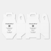 Verbindung mit uns Scan QR Code hinzufügen Website Geschenkschachtel (Ungeklappt)