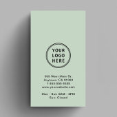 Verbindung mit unserem Logo QR-Codeseite Visitenkarte