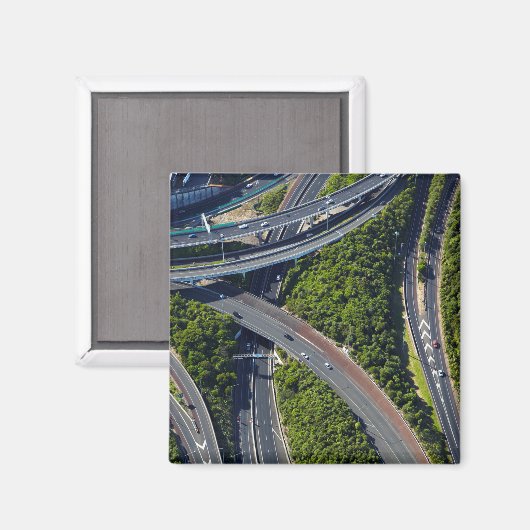 Verbindung über Autobahn Magnet (Vorderseite/Rückseite)