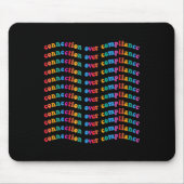 Verbindung über die Einhaltung Autismus Bewusstsei Mousepad (Vorne)
