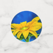 Verbindung von Sonnenblumen Konfetti (Klein Vorderseite)