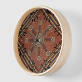Verbindung zu australischer indigener Kunst Uhr (Winkel)