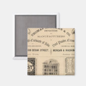 Verbindung zu Teilen New Yorks Magnet (Vorderseite/Rückseite)