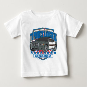 Verbindung zum Schutz und zur Bedienung von Polize Baby T-shirt