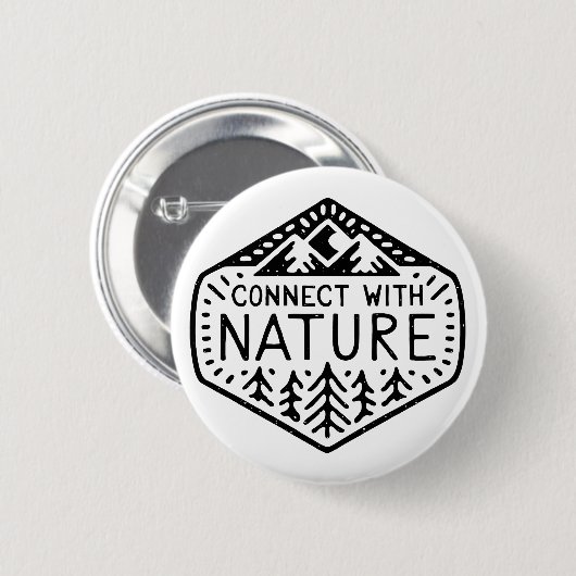 Verbindung zur Natur Button (Vorne & Hinten)