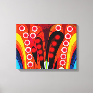 Verbindungen abstrakte Kunst Leinwanddruck