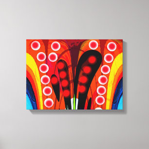 Verbindungen abstrakter Kunst Leinwanddruck