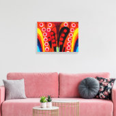 Verbindungen abstrakter Kunst Leinwanddruck (Insitu (Wohnzimmer))