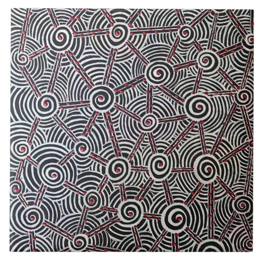 Verbindungen im Vorland Fliese (Vorderseite)