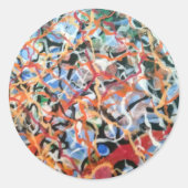 Verbindungen Runder Aufkleber (Vorderseite)