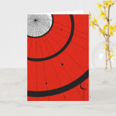 Verbindungen strahlen aus karte (Gelbe Blume)