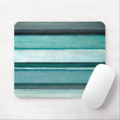 "Verbindungs-" aquamarine und graue abstrakte Mousepad (Mit Mouse)