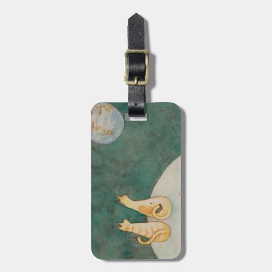 Verbindungs-Gepäckmarke Gepäckanhänger (Vorderseite vertikal)