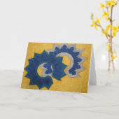 "Verbindungs-" leere Karte (Gelbe Blume)