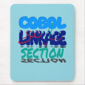 Verbindungsabschnitt in der Cobol-Programmierung Mousepad (Vorne)
