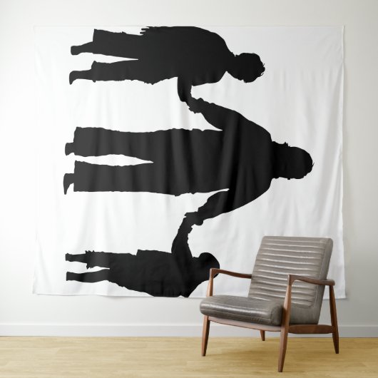 Verbindungsband Wandteppich (Beispiel (Horizontal))