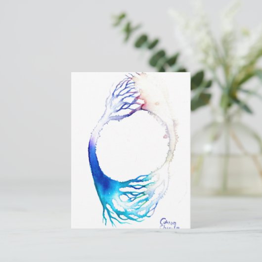 Verbindungsposter Postkarte (Stehend Vorderseite)