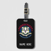 VERBINDUNGSSTAAT FLAG GEPÄCKANHÄNGER (Vorderseite Vertikal)