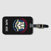 VERBINDUNGSSTAAT FLAG GEPÄCKANHÄNGER (Vorderseite (Horizontal))