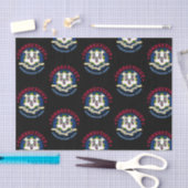 VERBINDUNGSSTAAT FLAG SEIDENPAPIER (Handwerk)