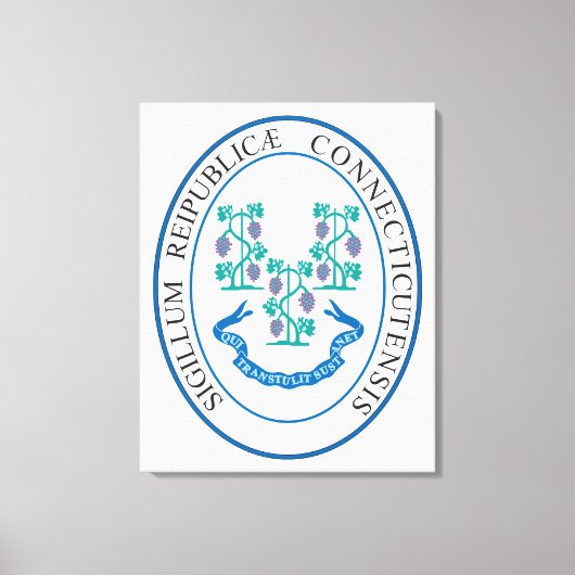 Verbindungszeichen Leinwanddruck (Vorderseite)