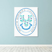 Verbindungszeichen Leinwanddruck (Insitu (Holzboden))