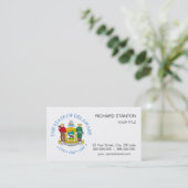 Verbindungszeichen Visitenkarte (Stehend Vorderseite)