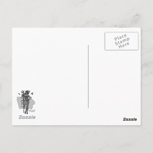 Verblasener Denver Postkarte (Rückseite)