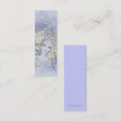 Verblassen Sie zum weißen Lesezeichen Mini Visitenkarte (Vorne/Hinten)
