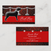 Verblassen vornehmes roter Teppich-Hochrot des Visitenkarte (Vorne/Hinten)